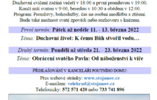 Pozvánka na duchovní cvičení