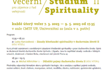 Večerní studium spirituality na CMTF UP