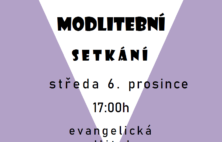 Adventní ekumenické modlitební setkání ve Stříteži